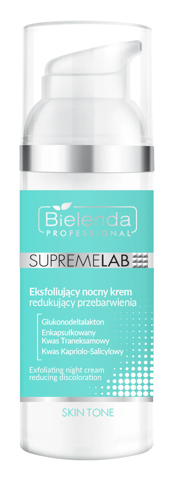 Bielenda Supremelab Skin Tone Eksfoliujący Nocny Krem Na Przebarwienia 50ml