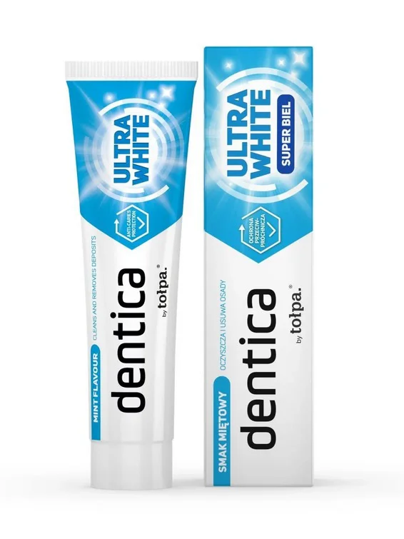 Tołpa Dentica Ultra Wybielająca Pasta Do Zębów Pielęgnująca Dziąsła 100ml