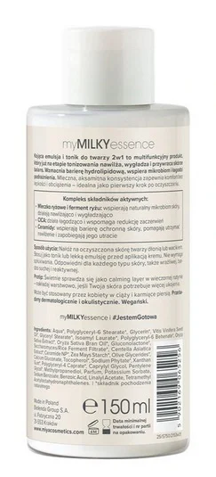 Miya My Milky Essence Kojąca Emulsja I Tonik Do Twarzy 2w1 150ml