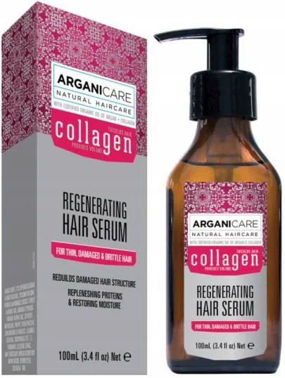 Arganicare Collagen Serum Do Włosów Cienkich 100ml