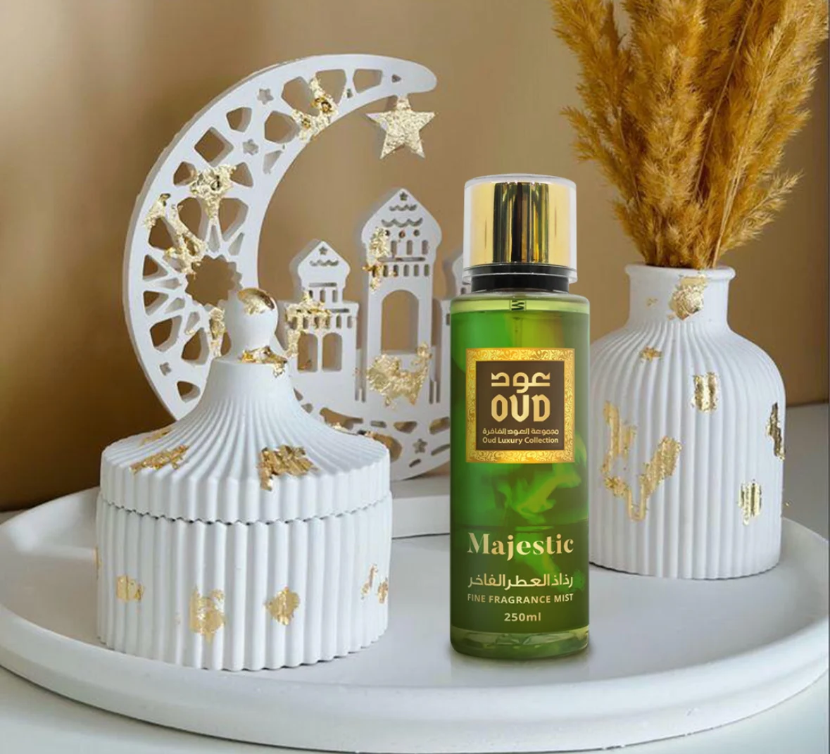 Oud Luxury Fragrance Mist Majestic 250ml Mgiełka Do Ciała Arabska Z Dubaju
