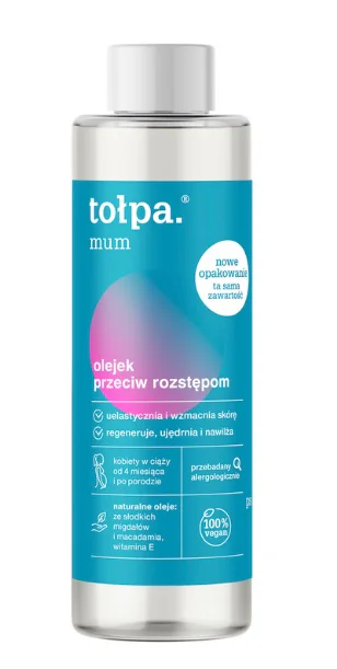 TOŁPA MAMA OLEJEK DO CIAŁA UJĘDRNIAJĄCY NA ROZSTĘPY UELASTYCZNIAJĄCY 150ML
