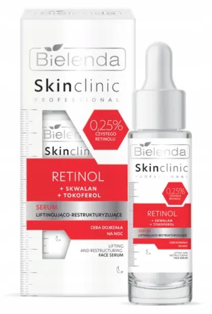 BIELENDA SKIN CLINIC RETINOL 0,25% SERUM LIFTINGUJĄCO RESTRUKTURYZUJĄCE