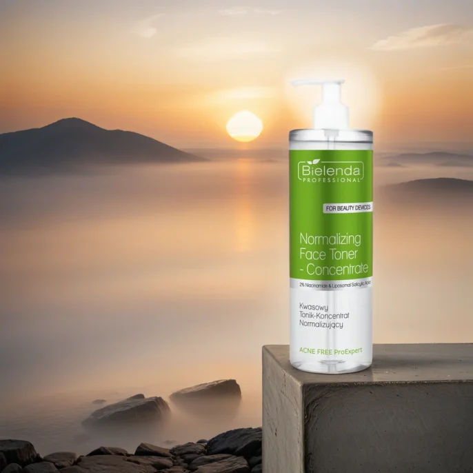 Bielenda Acne Free Kwasowy Koncentrat Tonik Do Twarzy Normalizujący 500ml