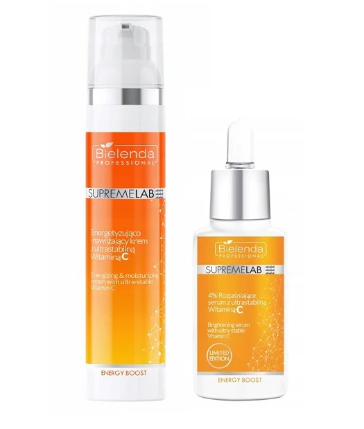 Zestaw Bielenda Energetyzujące Duo Z Witaminą C Krem 100ml + Serum 30ml