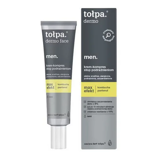 Tołpa Men Regenerujący Krem Do Twarzy Zmniejszający Zaczerwienienia 40ml