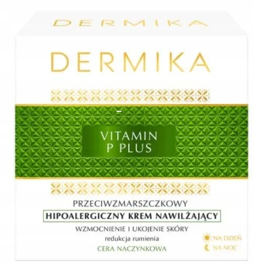 DERMIKA VITAMIN P PLUS KREM NAWILŻAJĄCY 50ML HIPOALERGICZNY