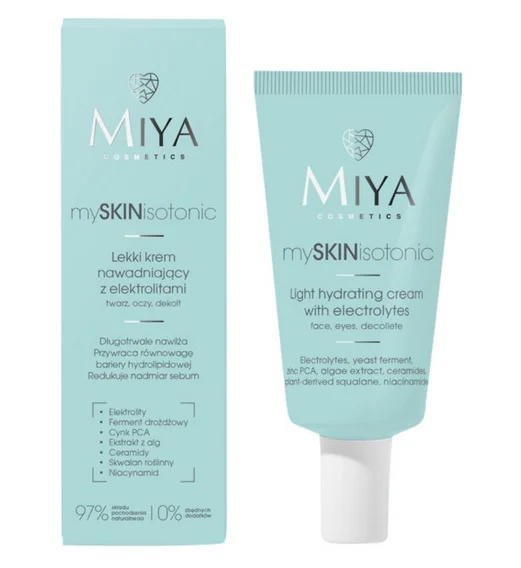 Miya Myskinisotonic Lekki Krem Nawadniający Do Twarzy Z Elektrolitami 40ml