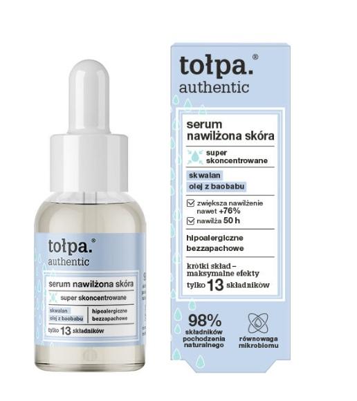 TOŁPA AUTHENTIC LEKKIE SERUM DO TWARZY GŁEBOKO NAWILŻAJĄCE 30ML