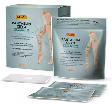 GUAM PANTASLIM CRYO GETRY CHŁODZĄCE WYSZCZUPLAJĄCE+PŁYN 3x100ML