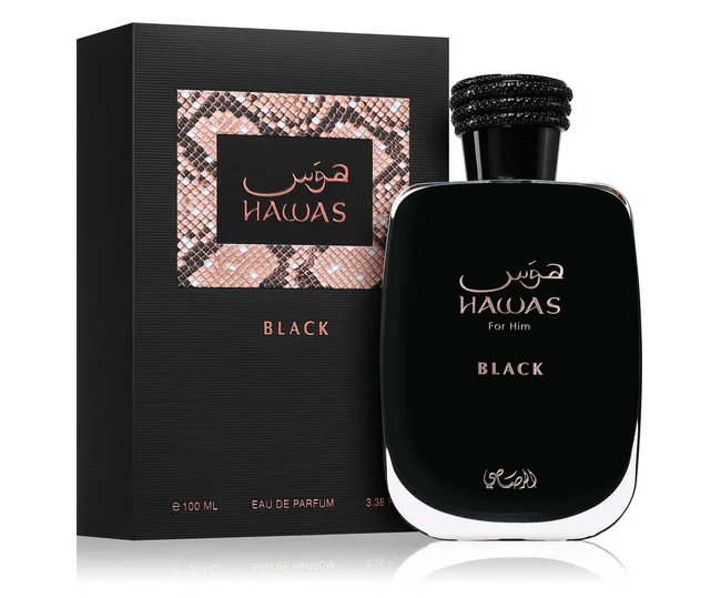 Rasasi Hawas Black 100ml Woda Perfumowana Dla Mężczyzn Perfumy Męskie