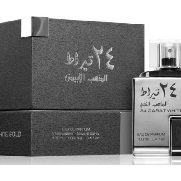 LATTAFA 24 CARAT WHITE GOLD 100ML WODA PERFUMOWANA PERFUMY DAMSKIE MĘSKIE