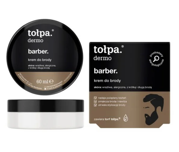 Tołpa Men Barber Zmiękczający Krem Do Brody Ułatwiający Układanie 60ml