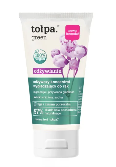 TOŁPA GREEN ODŻYWCZY KONCENTRAT KREM DO RĄK REGENERUJĄCY WYGŁADZAJĄCY 75ML
