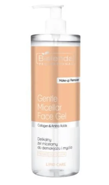 Bielenda Professional Delikatny Żel Micelarny Do Twarzy Demakijaż 500ml