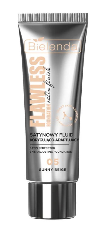 BIELENDA FLAWLESS SATYNOWY FLUID KORYGUJĄCO-ADAPTUJĄCY SUNNY BEIGE 05 30G