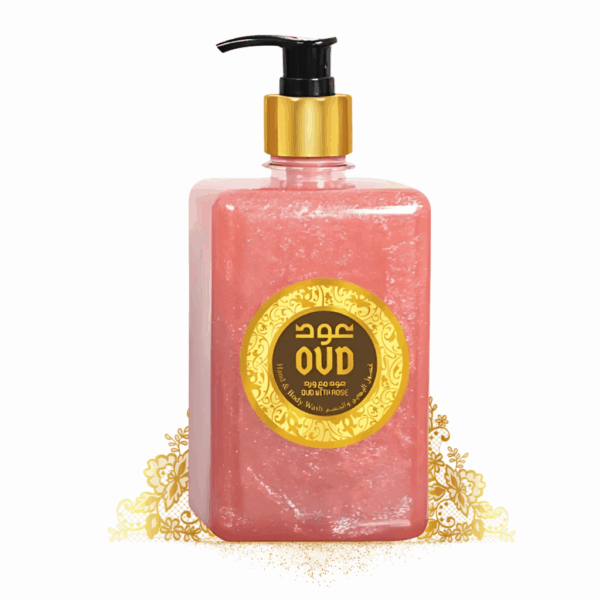 Mydło Arabskie OUD LUXURY ROSE Dubajskie Mydło w płynie PREMIUM 500ml