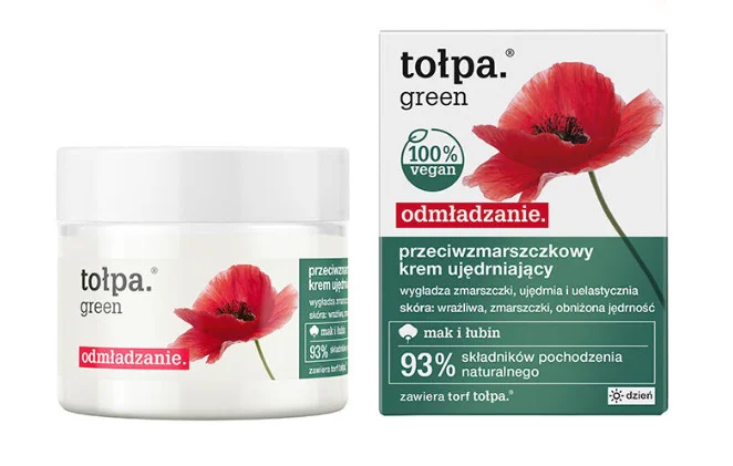 TOŁPA GREEN UJĘDRNIAJĄCY KREM DO TWARZY PRZECIWZMARSZCZKOWY NA DZIEŃ 50ML