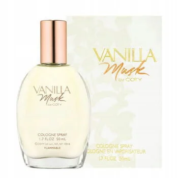 COTY VANILLA MUSK 50ML WODA KOLOŃSKA DLA KOBIET PERFUMY DAMSKIE
