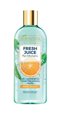 Bielenda Fresh Juice Nawilżający Płyn Micelarny Do Twarzy 500ml Pomarańcza