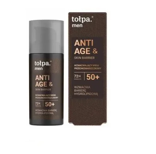 TOŁPA MEN ANTI AGE&SKIN BARRIER WZMACNIAJĄCY KREM PRZECIWZMARSZCZKOWY 50+