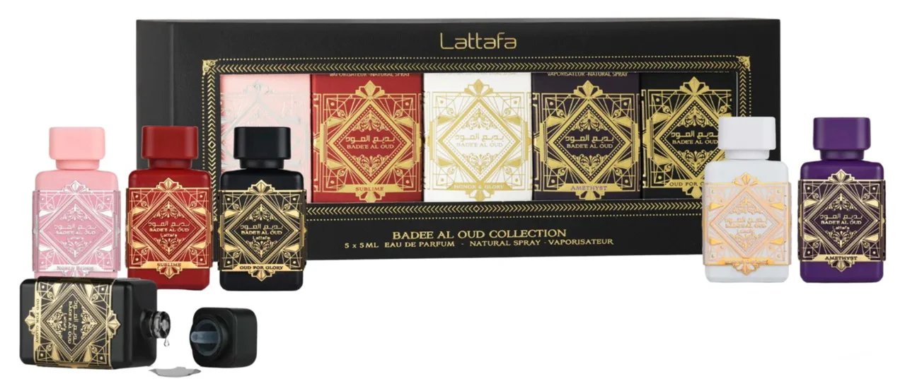 ZESTAW MINIATUREK LATTAFA BADEE AL OUD MINI COLLECTION 5x 5ML
