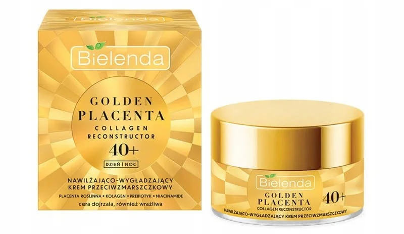 BIELENDA GOLDEN PLACENTA KREM PRZECIWZMARSZCZKOWY DO TWARZY 40+ 50ML