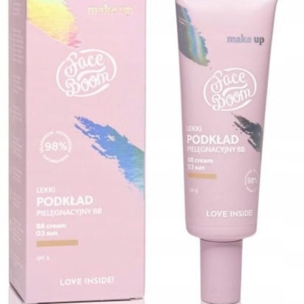 BIELENDA FACEBOOM MAKE UP LEKKI PODKŁAD 03 SUN 30ML
