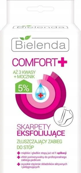 BIELENDA COMFORT + SKARPETY EKSFOLIUJĄCE DO STÓP