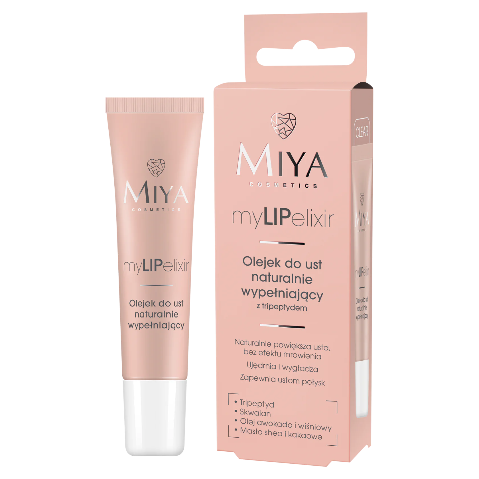 Miya Mylipelixir Olejek Do Ust Naturalnie Wypełniający Clear 10g