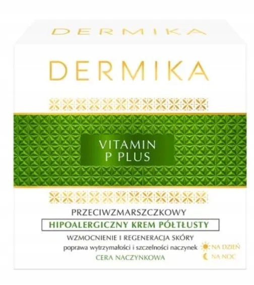 DERMIKA VITAMIN P PLUS KREM PÓŁTŁUSTY NA DZIEŃ I NA NOC 50ML