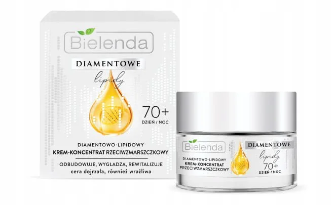 BIELENDA DIAMENTOWE LIPIDY KREM PRZECIWZMARSZCZKOWY DO TWARZY 70+ 50ML