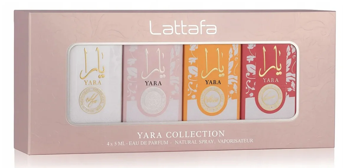 ZESTAW LATTAFA YARA MINI COLLECTION YARA MOI YARA TOUS YARA CANDY YARA 5ML