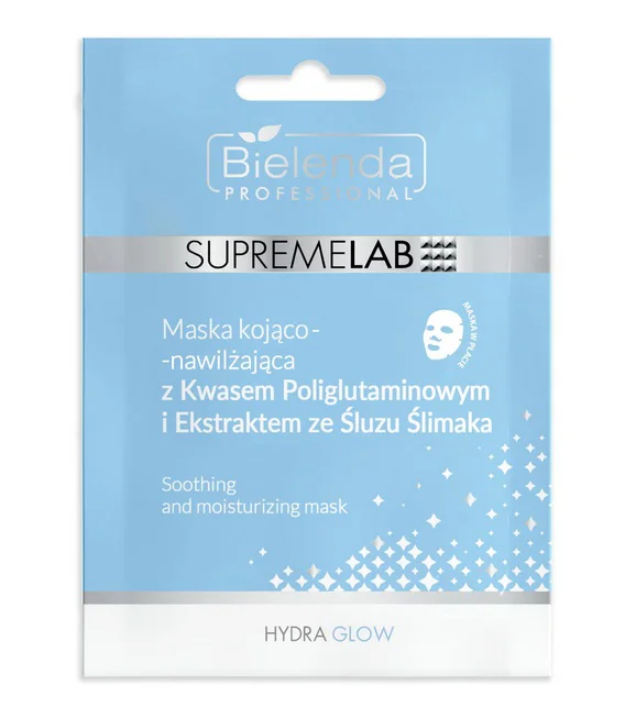 Bielenda Supremelab Hydra Glow Maska W Płacie Do Twarzy Nawilżająca 1szt
