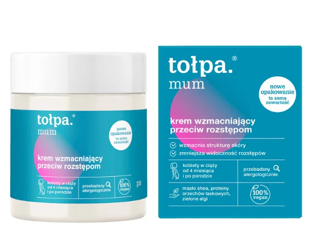 TOŁPA MAMA SILNIE UJĘDRNIAJĄCY KREM DO CIAŁA NA ROZSTĘPY WZMACNIAJĄCY 250ML