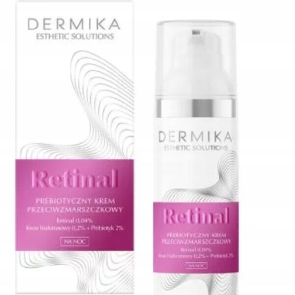 DERMIKA ESTHETIC SOLUTIONS RETINAL PREBIOTYCZNY KREM DO TWARZY NA NOC 50ML