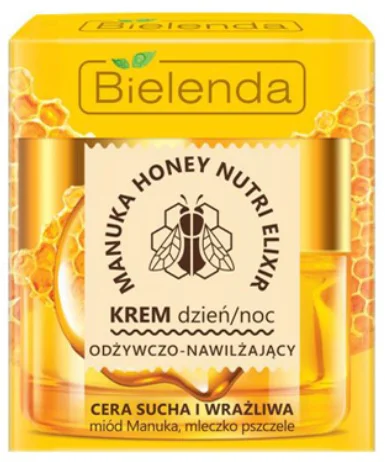 BIELENDA MANUKA HONEY NUTRI ELIXIR KREM DO TWARZY DZIEŃ/NOC 30G