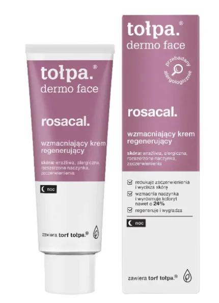TOŁPA ROSACAL KREM DO TWARZY REGENERUJĄCY WZMACNIAJĄCY NA NOC 40ML