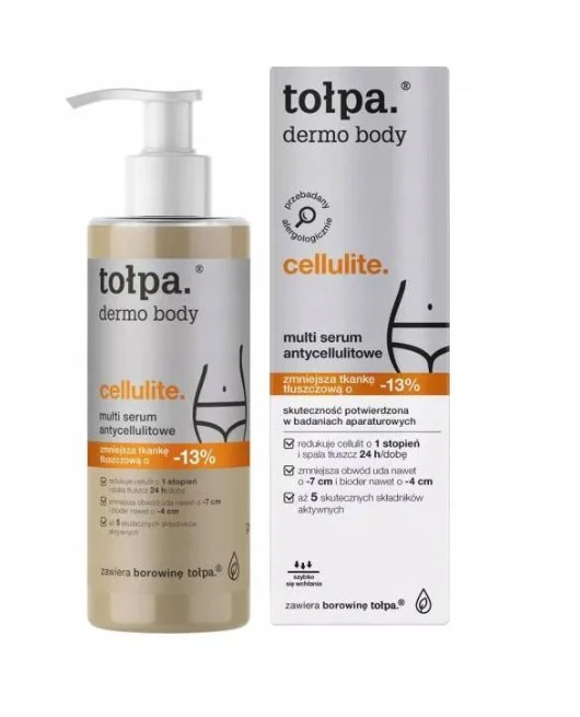 TOŁPA DERMO BODY WYGŁADZAJĄCY SERUM DO CIAŁA NA NOC ANTYCELLULITOWE 250ML