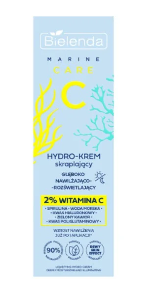 BIELENDA C MARINE CARE HYDROKREM NAWILŻAJĄCY ROZŚWIETLAJĄCY KREM DO TWARZY 50ML