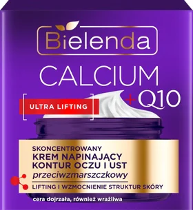 BIELENDA CALCIUM + Q10 KREM PRZECIWZMARSZCZKOWY NAPINAJĄCY KONTUR OCZU UST