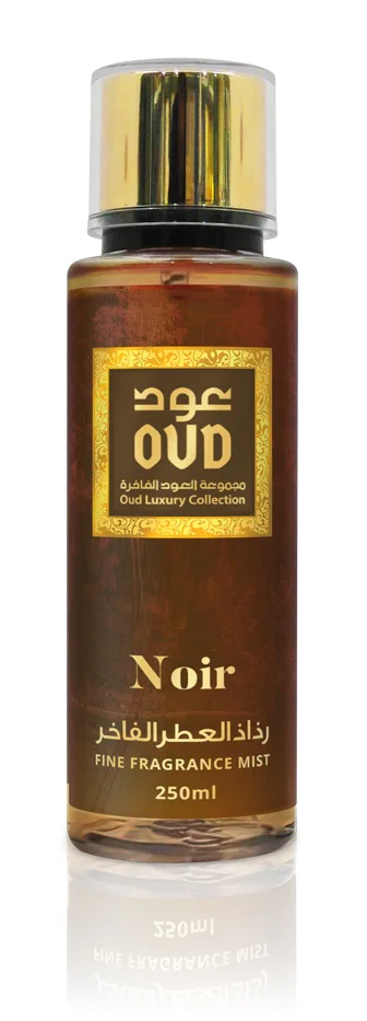 Oud Luxury Fine Fragrance Mist Noir 250ml Mgiełka Do Ciała Arabska Z Dubaju