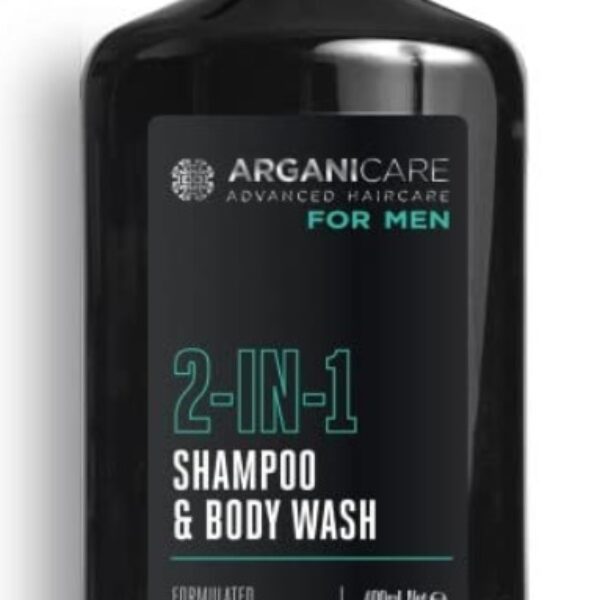 ARGANICARE 2IN1 SZAMPON ŻEL POD PRYSZNIC 400ML DLA MĘŻCZYZN
