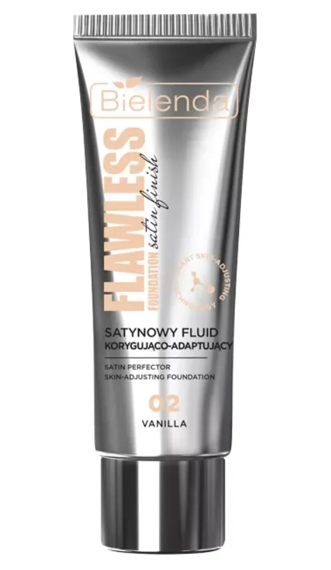 BIELENDA FLAWLESS SATYNOWY FLUID KORYGUJĄCO-ADAPTUJĄCY 02 VANILLA 30G