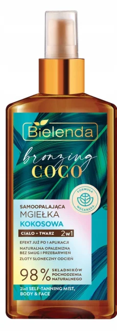BIELENDA BRONZING COCO SAMOOPALAJĄCA MGIEŁKA 2W1
