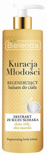 BIELENDA KURACJA MŁODOŚCI ODŻYWCZY BALSAM DO CIAŁA EKSTR. ZE ŚLUZU ŚLIMAKA