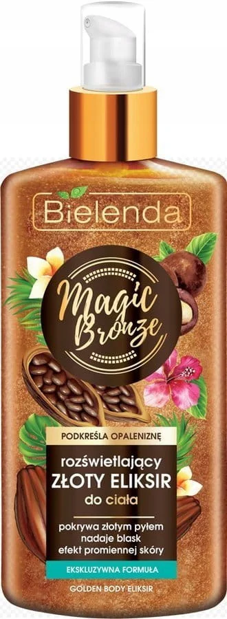 Bielenda Magic Bronze Rozświetlający Eliksir Ciała 150ml - Złoty Blask dla Każdej Karnacji