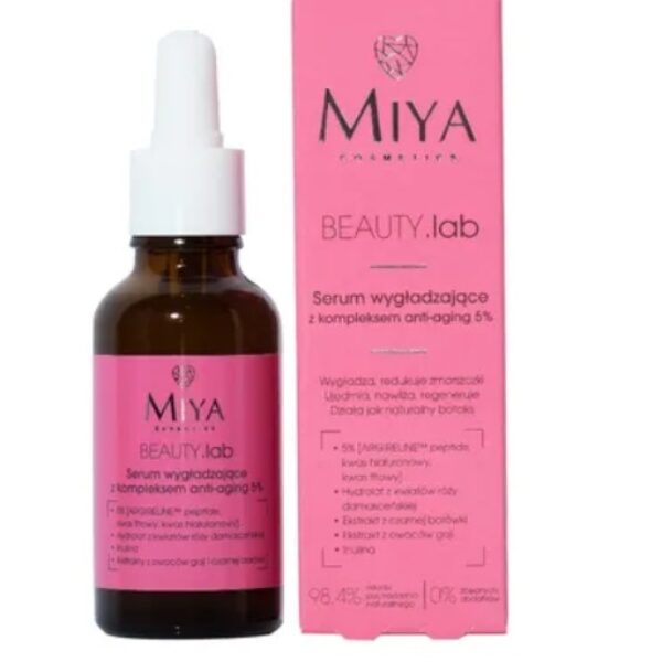 MIYA BEAUTY.LAB SERUM DO TWARZY WYGŁADZAJĄCE Z KOMPLEKSEM ANTI-AGING 30ML