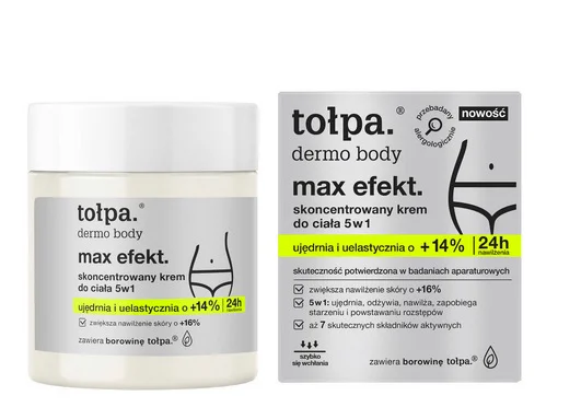 TOŁPA DERMO BODY SLIM MODELUJĄCY KREM DO CIAŁA UJĘDRNIAJĄCY 5W1 250ML