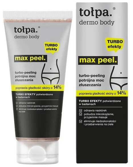 TOŁPA MAX EFEKT TURBO-PEELING ODNAWIAJĄCY DO CIAŁA 3W1 200ML